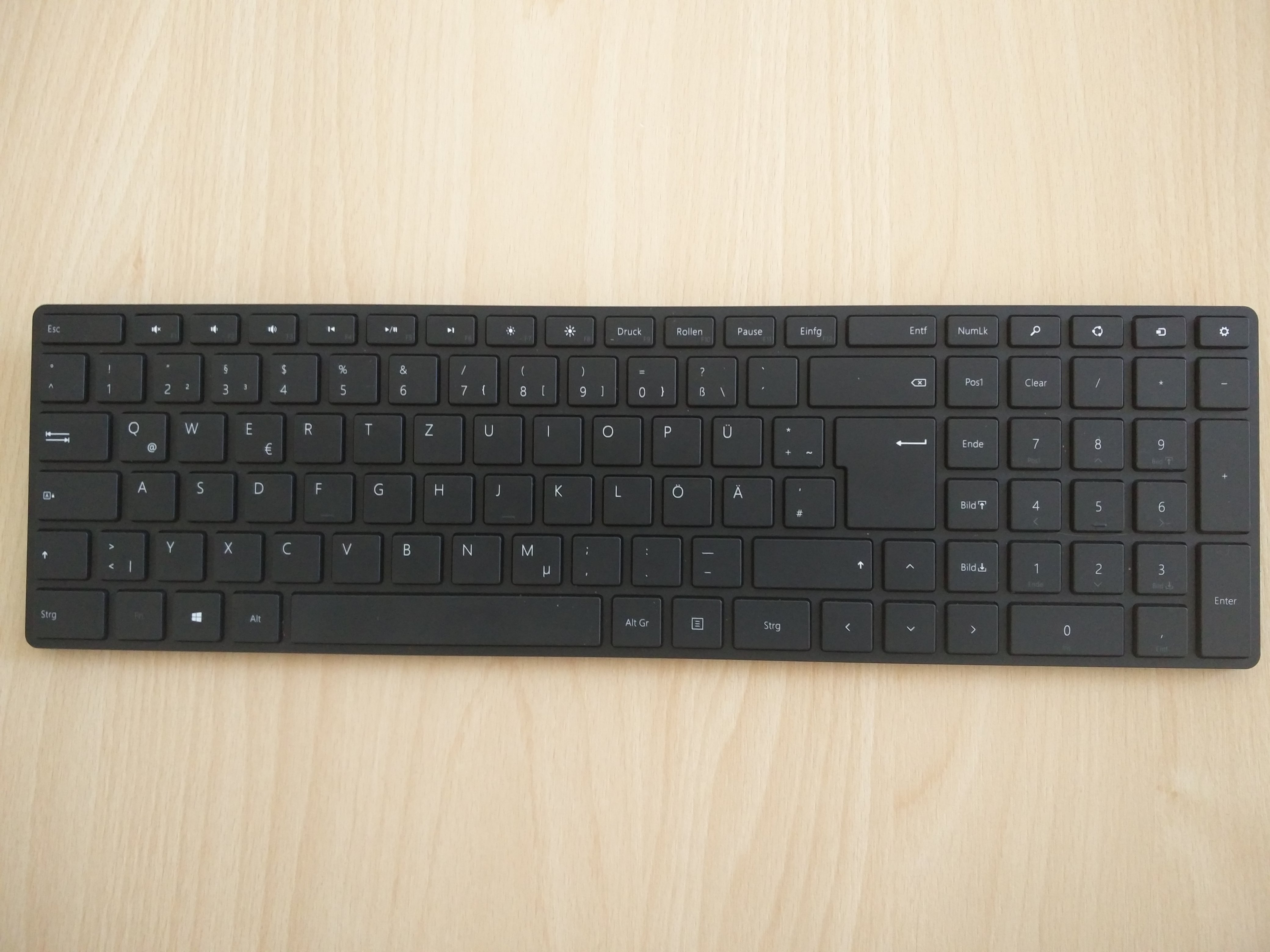 Photo eines Keyboards