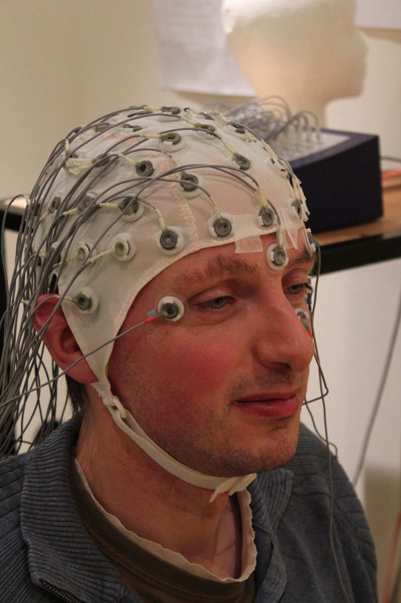 Bild einer EEG Haube